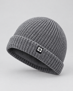 Men's Fleece-Lined Knit Beanie — Small N logo beanie - gray — product front [WB gallery 47/2]