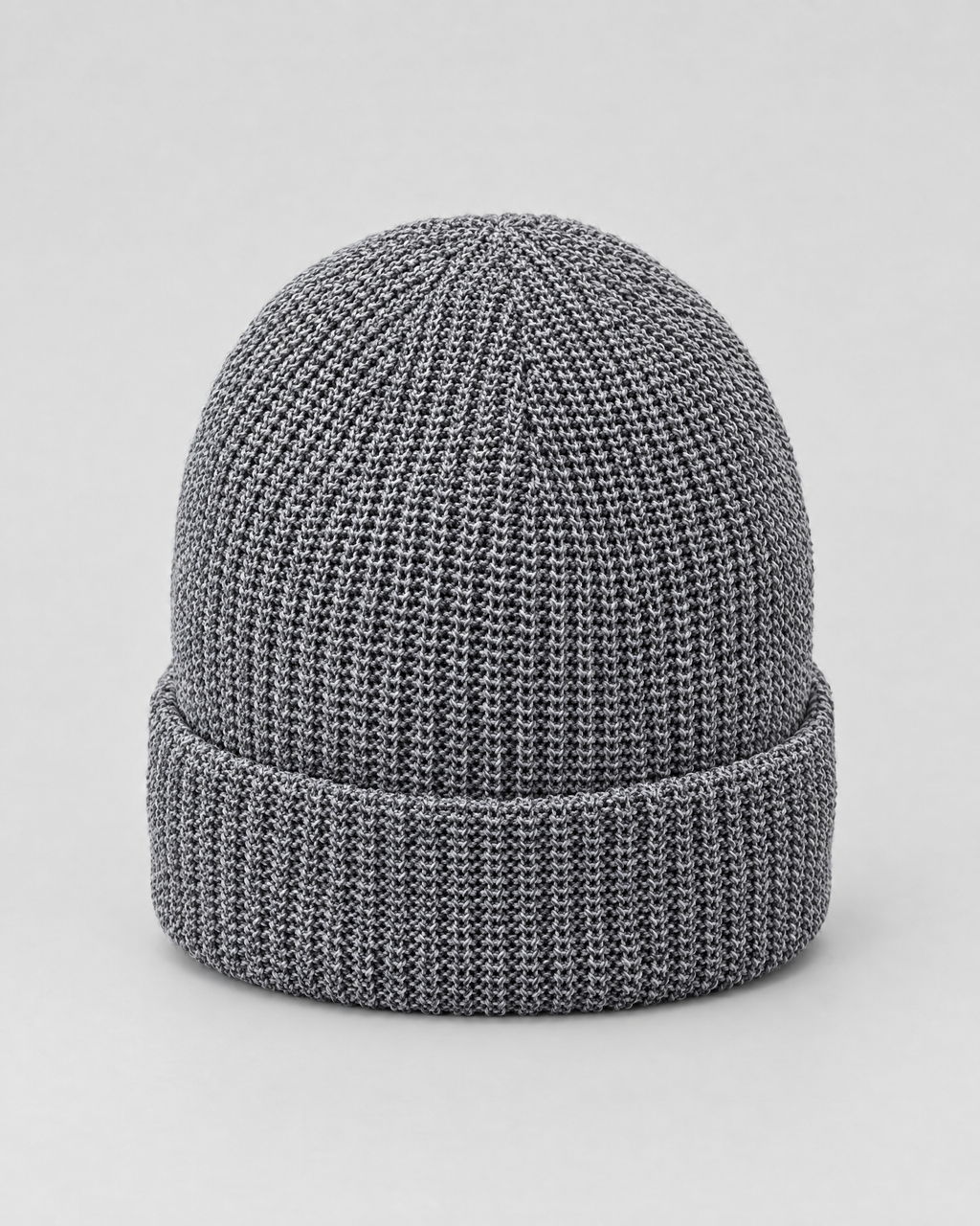 Men's Fleece-Lined Knit Beanie — Small N logo beanie - gray — product back [WB gallery 47/3]