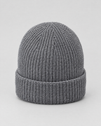 Men's Fleece-Lined Knit Beanie — Small N logo beanie - gray — product back [WB gallery 47/3]
