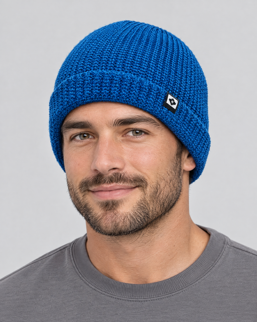 Men's Fleece-Lined Knit Beanie — Small N logo beanie - blue — hero [WB gallery 49/1]
