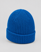 Men's Fleece-Lined Knit Beanie — Small N logo beanie - blue — product back [WB gallery 49/3]