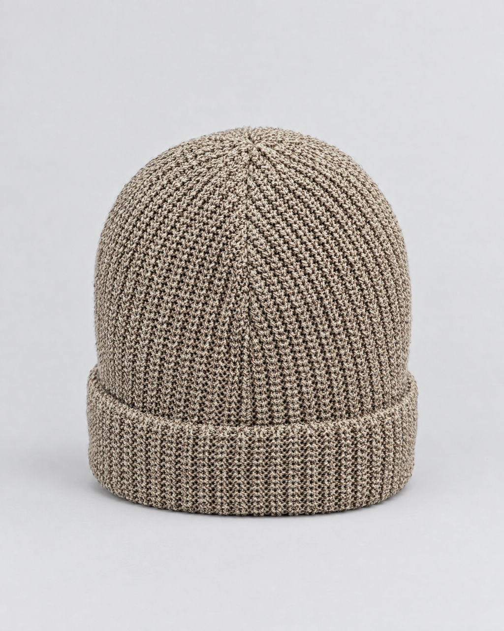 Men's Fleece-Lined Knit Beanie — Small N logo beanie - khaki — product back [WB gallery 50/3]