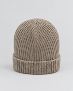 Men's Fleece-Lined Knit Beanie — Small N logo beanie - khaki — product back [WB gallery 50/3]