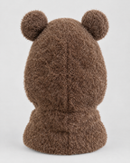 Plush Bear-Ear Hood - Adult & Kids — Adult Dark Brown — product back [WB gallery 57/3]