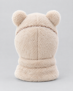 Plush Bear-Ear Hood - Adult & Kids — Kids Beige — product back [WB gallery 60/3]