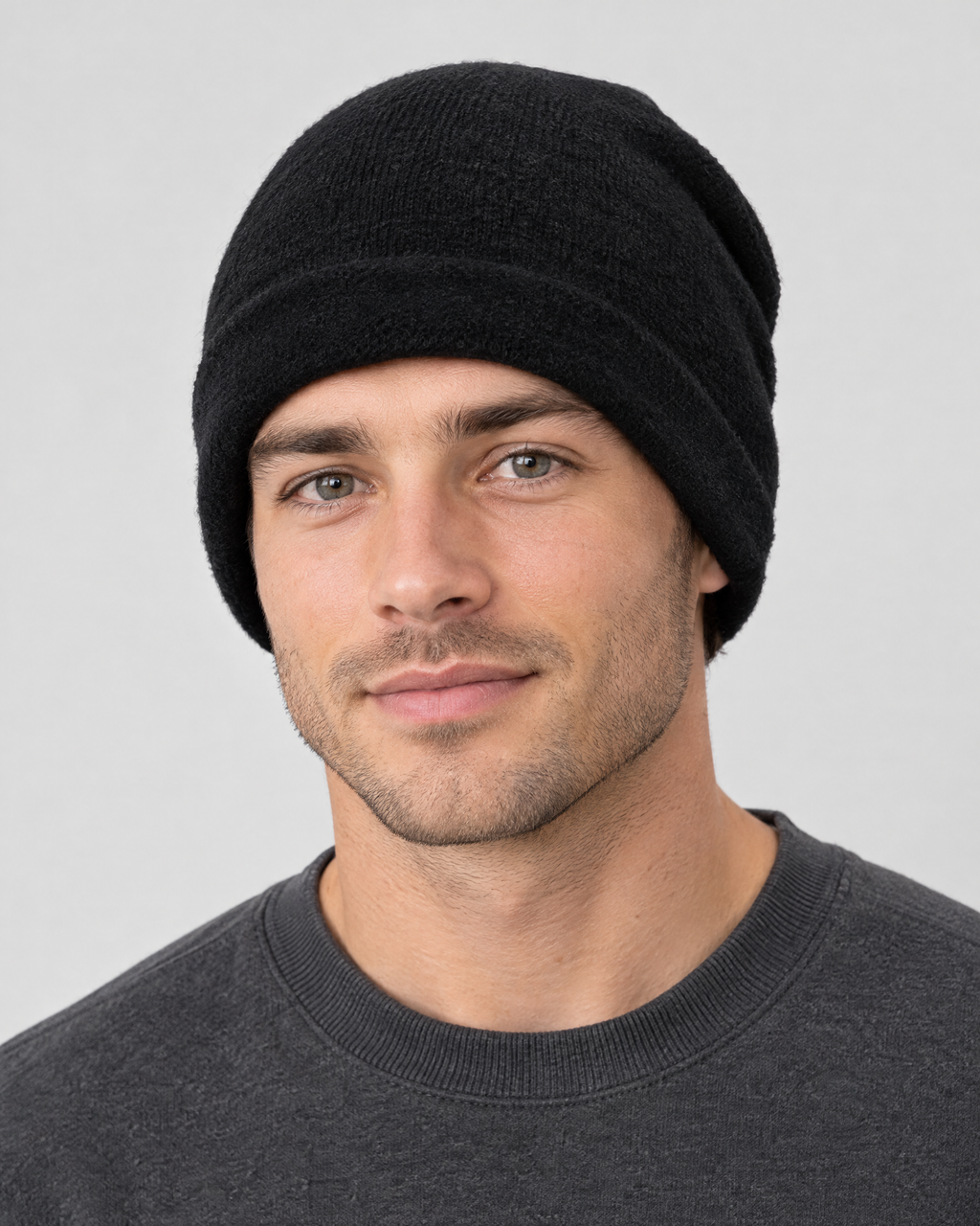 Everyday Knit Beanie — Black — hero [WB gallery 66/1]