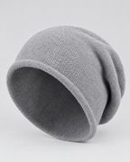 Everyday Knit Beanie — Gray — product front [WB gallery 65/2]