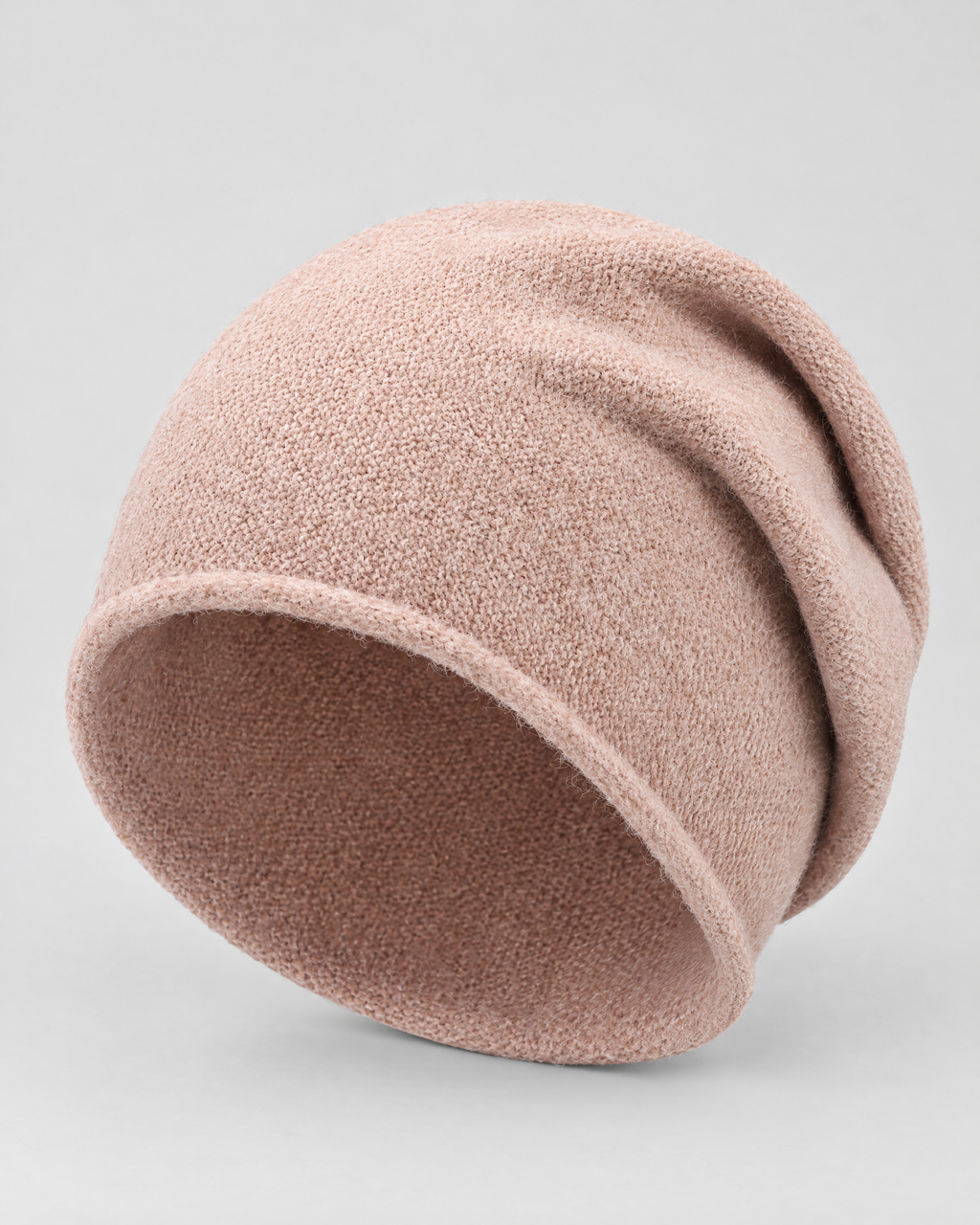 Everyday Knit Beanie — Lotus Pink — product front [WB gallery 67/2]