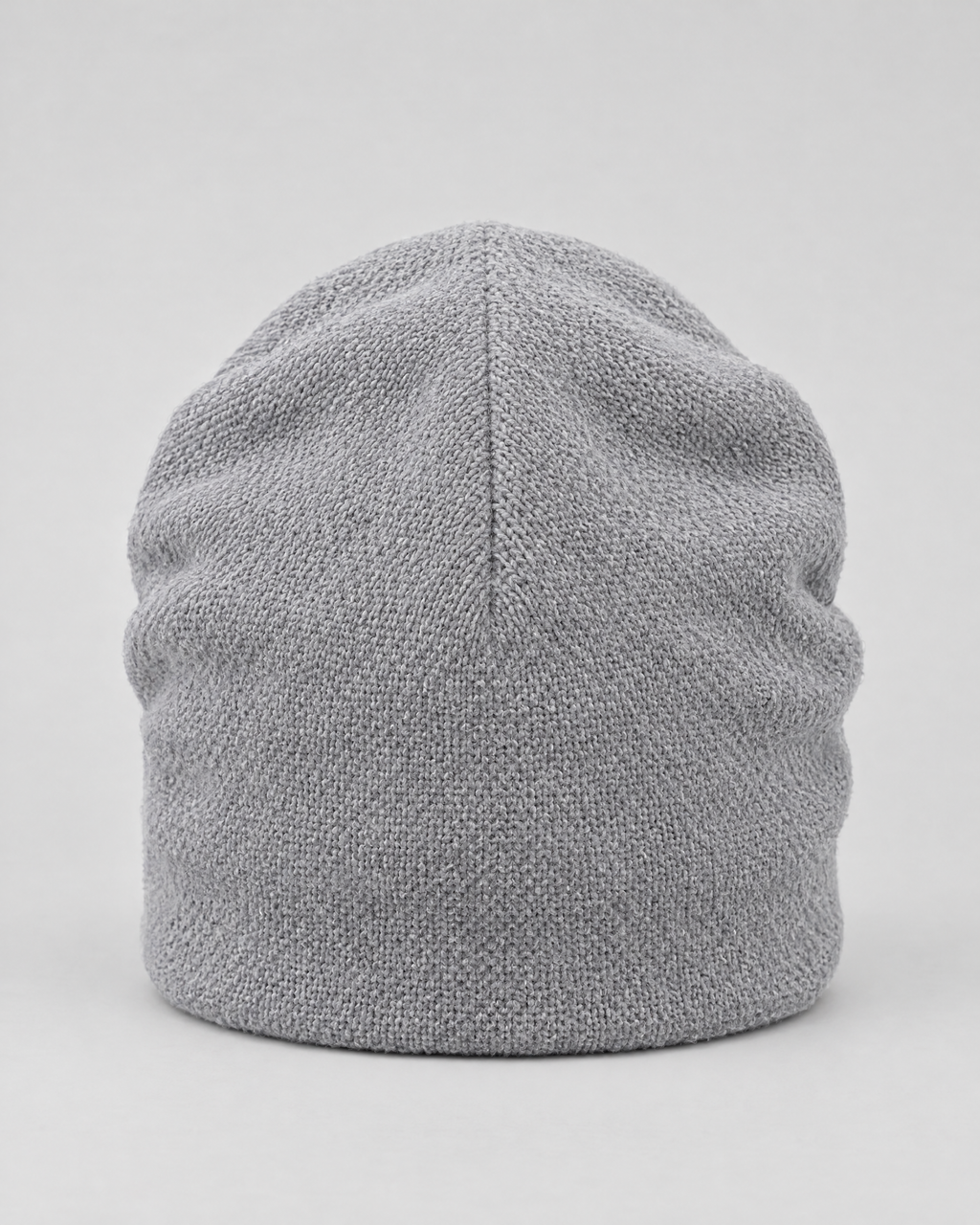 Everyday Knit Beanie — Gray — product back [WB gallery 65/3]