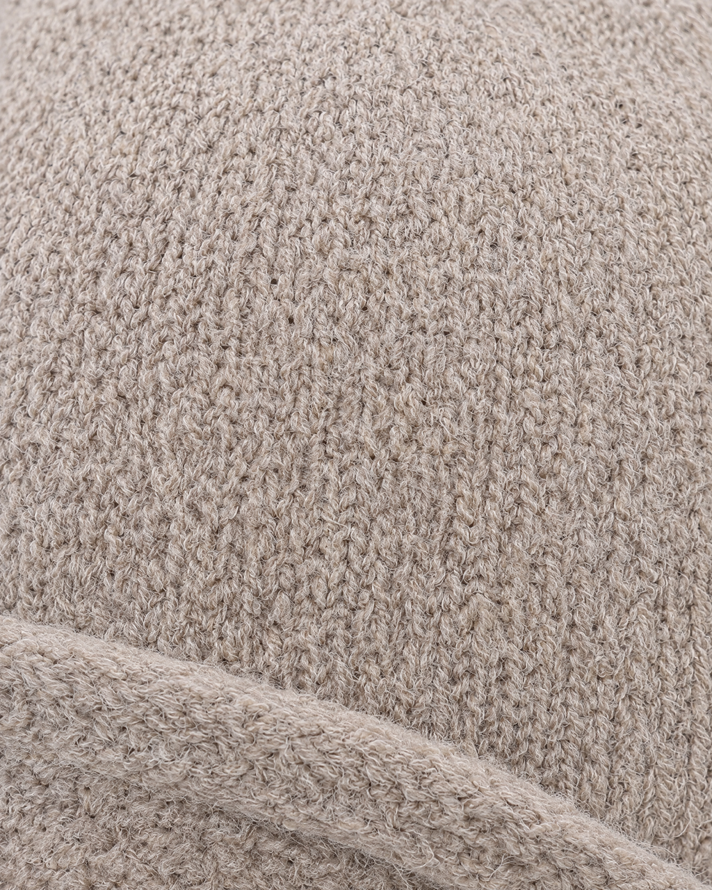 Everyday Knit Beanie — Khaki — material [WB gallery 68/4]