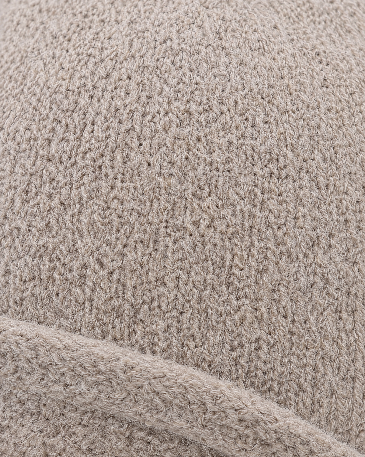 Everyday Knit Beanie — Khaki — material [WB gallery 68/4]