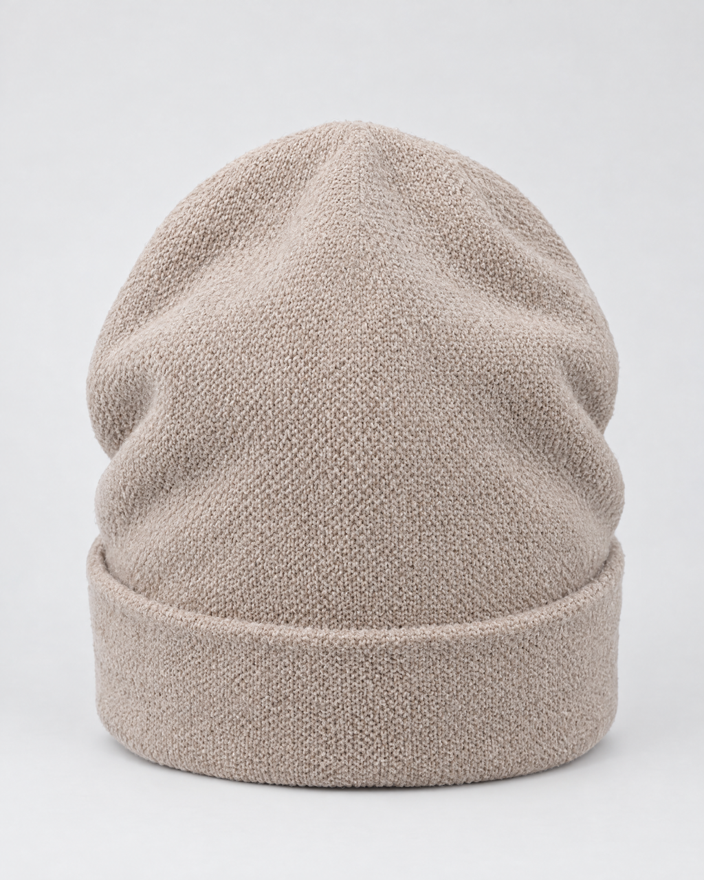 Everyday Knit Beanie — Khaki — product back [WB gallery 68/3]