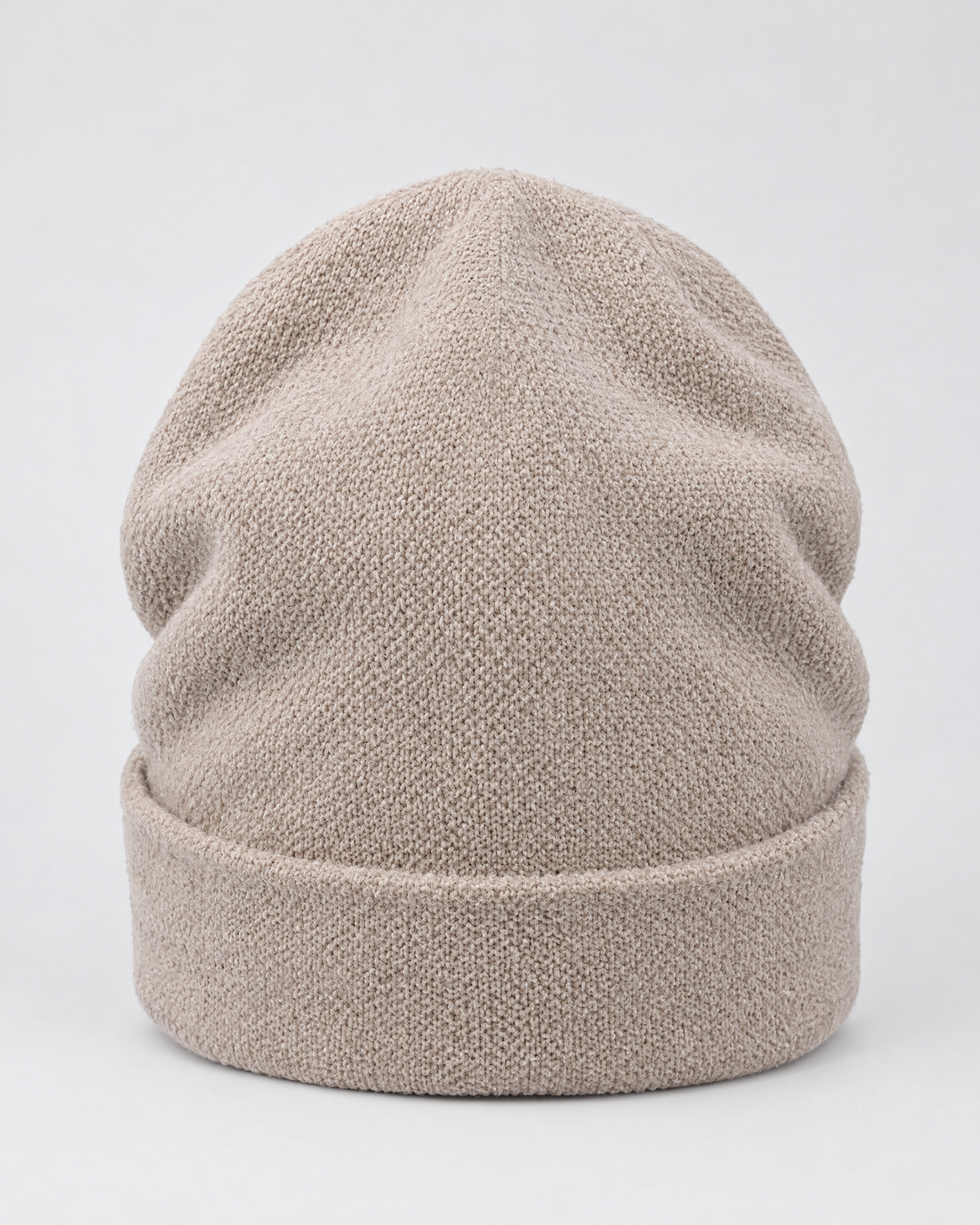 Everyday Knit Beanie — Khaki — product back [WB gallery 68/3]