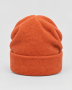 Everyday Knit Beanie — Tangerine — product back [WB gallery 71/3]