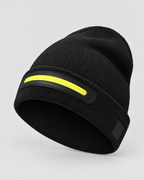 Rechargeable LED Knit Beanie — M1-TD3 Lamp Cap — product front [WB gallery 72/2]
