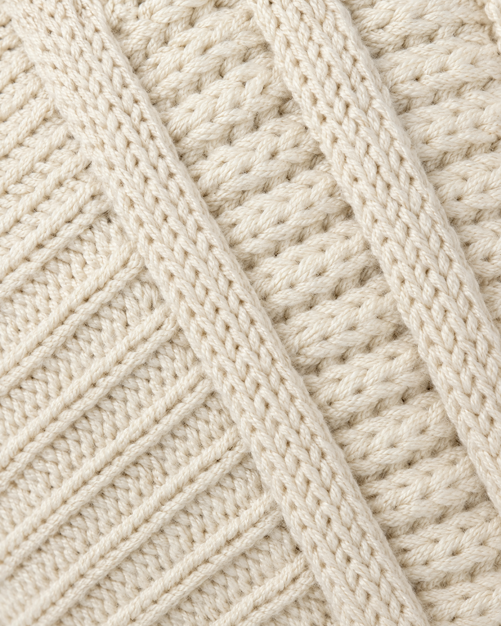 Soft Stretch Knit Beanie — Beige — material [WB gallery 73/4]