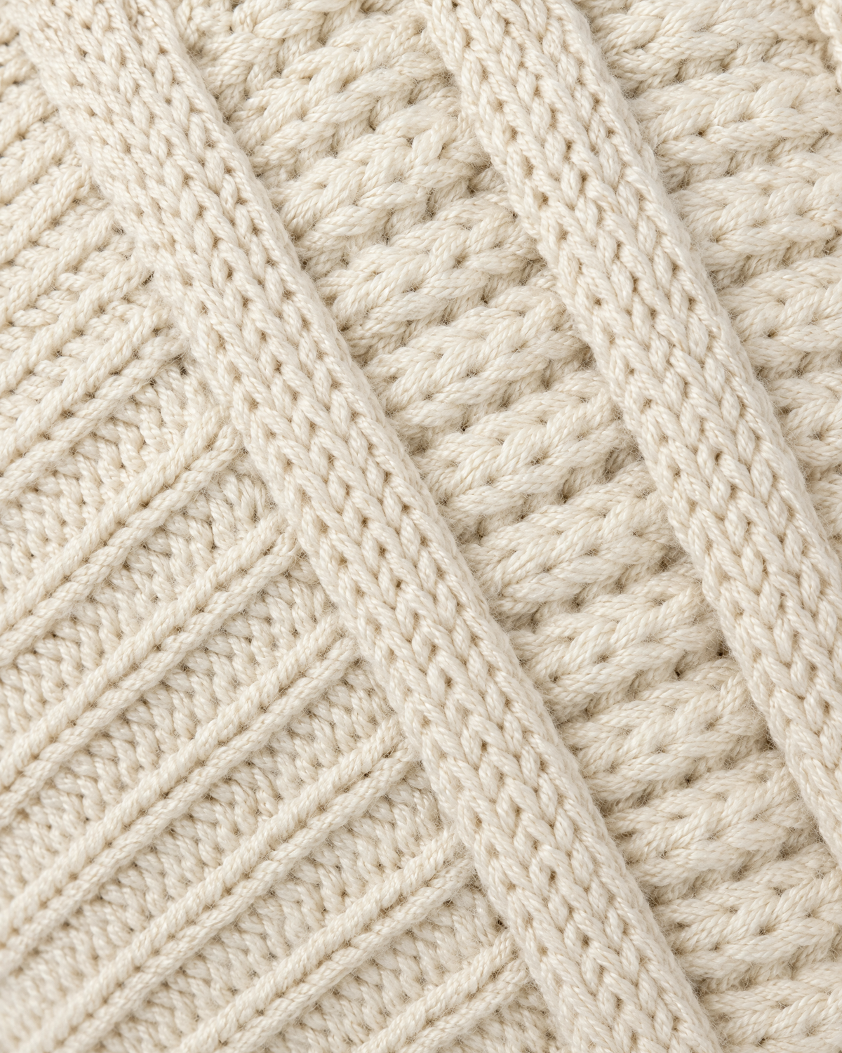 Soft Stretch Knit Beanie — Beige — material [WB gallery 73/4]