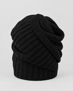 Soft Stretch Knit Beanie — Black — product back [WB gallery 75/3]