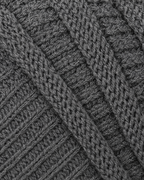 Soft Stretch Knit Beanie — Gray — material [WB gallery 76/4]
