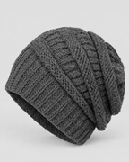 Soft Stretch Knit Beanie — Gray — product front [WB gallery 76/2]
