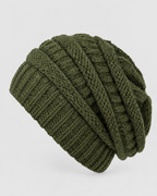 Soft Stretch Knit Beanie — Green — product front [WB gallery 78/2]