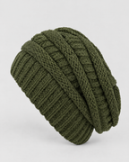 Soft Stretch Knit Beanie — Green — product back [WB gallery 78/3]