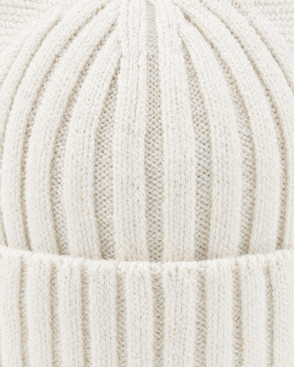 Kids Cat-Ear Wool Beanie — Kids White — material [WB gallery 80/4]