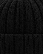 Kids Cat-Ear Wool Beanie — Kids Black — material [WB gallery 81/4]