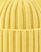 Kids Cat-Ear Wool Beanie — Kids Yellow — material [WB gallery 82/4]