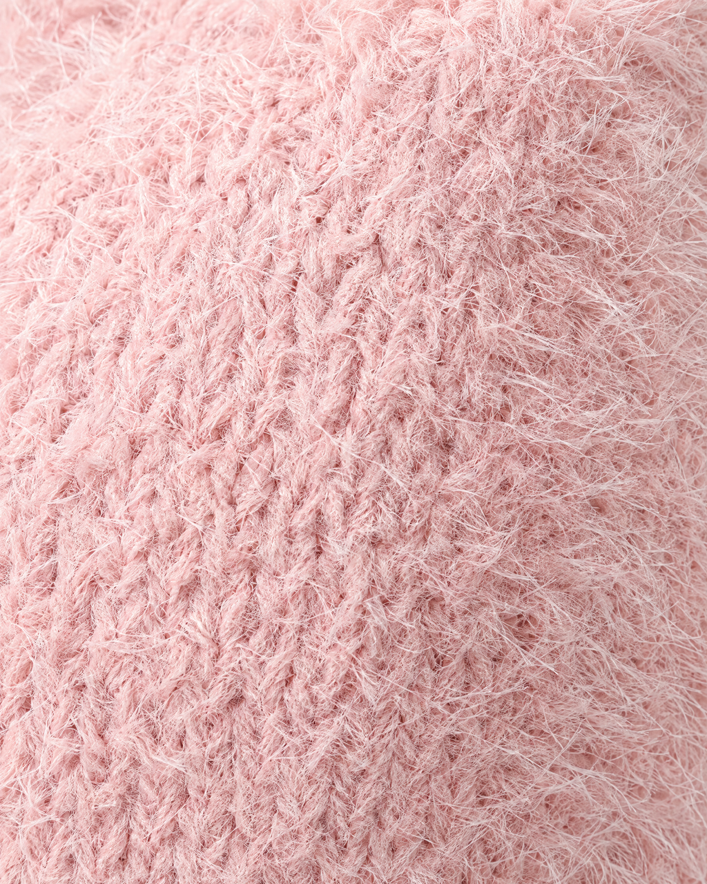 Plush Cat-Ear Knit Beanie — Pink — material [WB gallery 85/4]
