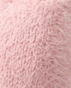 Plush Cat-Ear Knit Beanie — Pink — material [WB gallery 85/4]