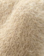 Plush Cat-Ear Knit Beanie — Khaki — material [WB gallery 86/4]