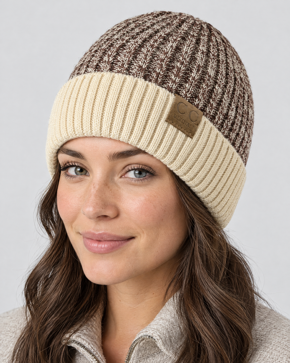 Classic Fleece-Lined Knit Beanie — Khaki — hero [WB gallery 102/1]