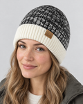 Classic Fleece-Lined Knit Beanie — Off-White — hero [WB gallery 103/1]