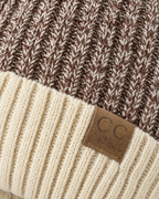 Classic Fleece-Lined Knit Beanie — Khaki — material [WB gallery 102/4]