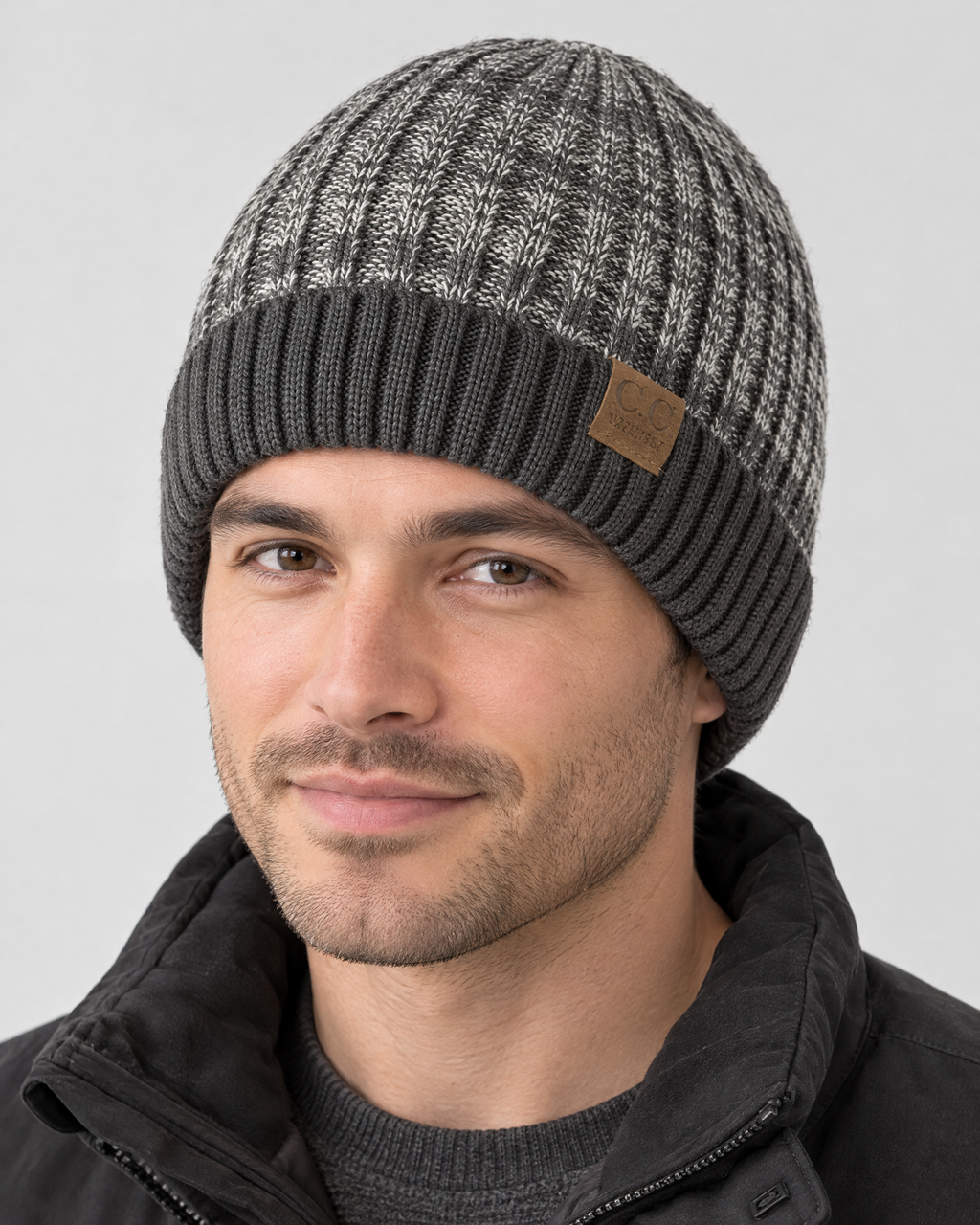Classic Fleece-Lined Knit Beanie — Gray — hero [WB gallery 105/1]