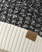 Classic Fleece-Lined Knit Beanie — Off-White — material [WB gallery 103/4]