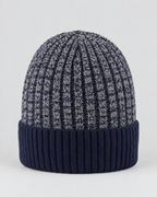 Classic Fleece-Lined Knit Beanie — Navy Blue — product back [WB gallery 104/3]