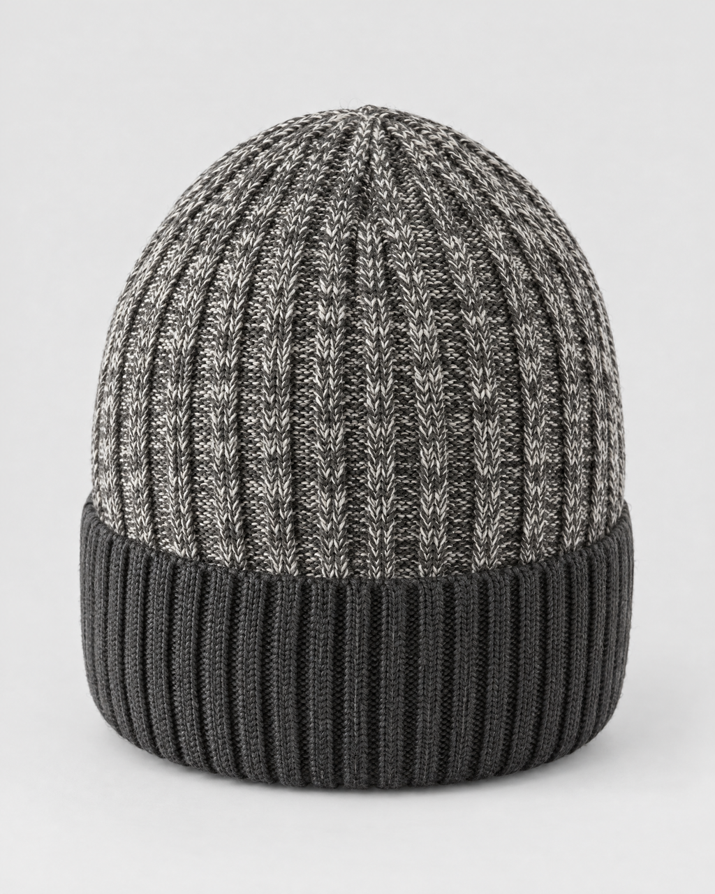 Classic Fleece-Lined Knit Beanie — Gray — product back [WB gallery 105/3]