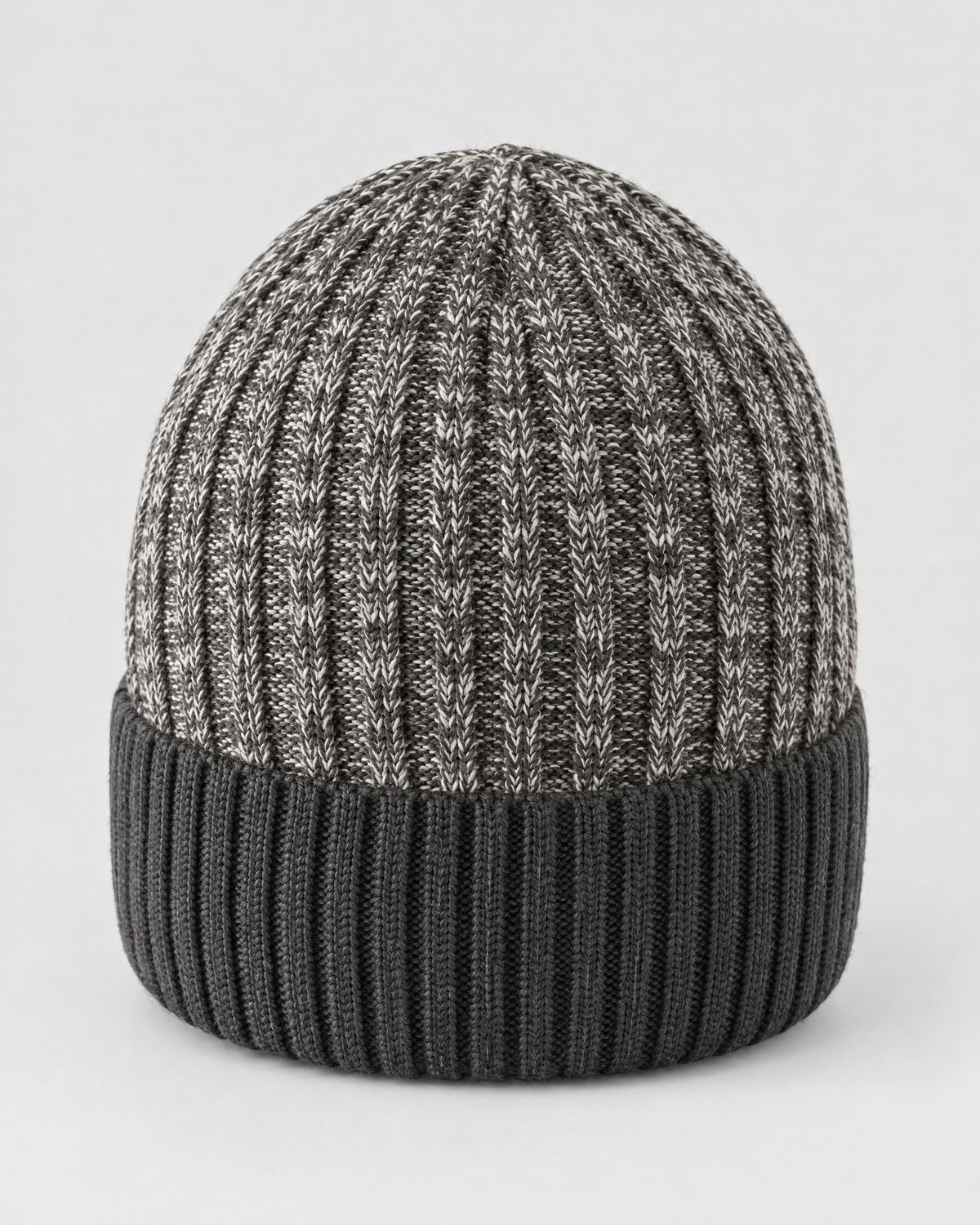 Classic Fleece-Lined Knit Beanie — Gray — product back [WB gallery 105/3]