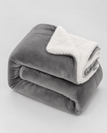 Double-Layer Sherpa Throw Blanket — Grey — hero [WB gallery 109/1]