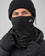Fleece-Lined Outdoor Neck Gaiter — DTJ09 Black Dark Gray — hero [WB gallery 111/1]