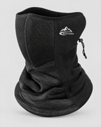 Fleece-Lined Outdoor Neck Gaiter — DTJ09 Black Dark Gray — product front [WB gallery 111/2]