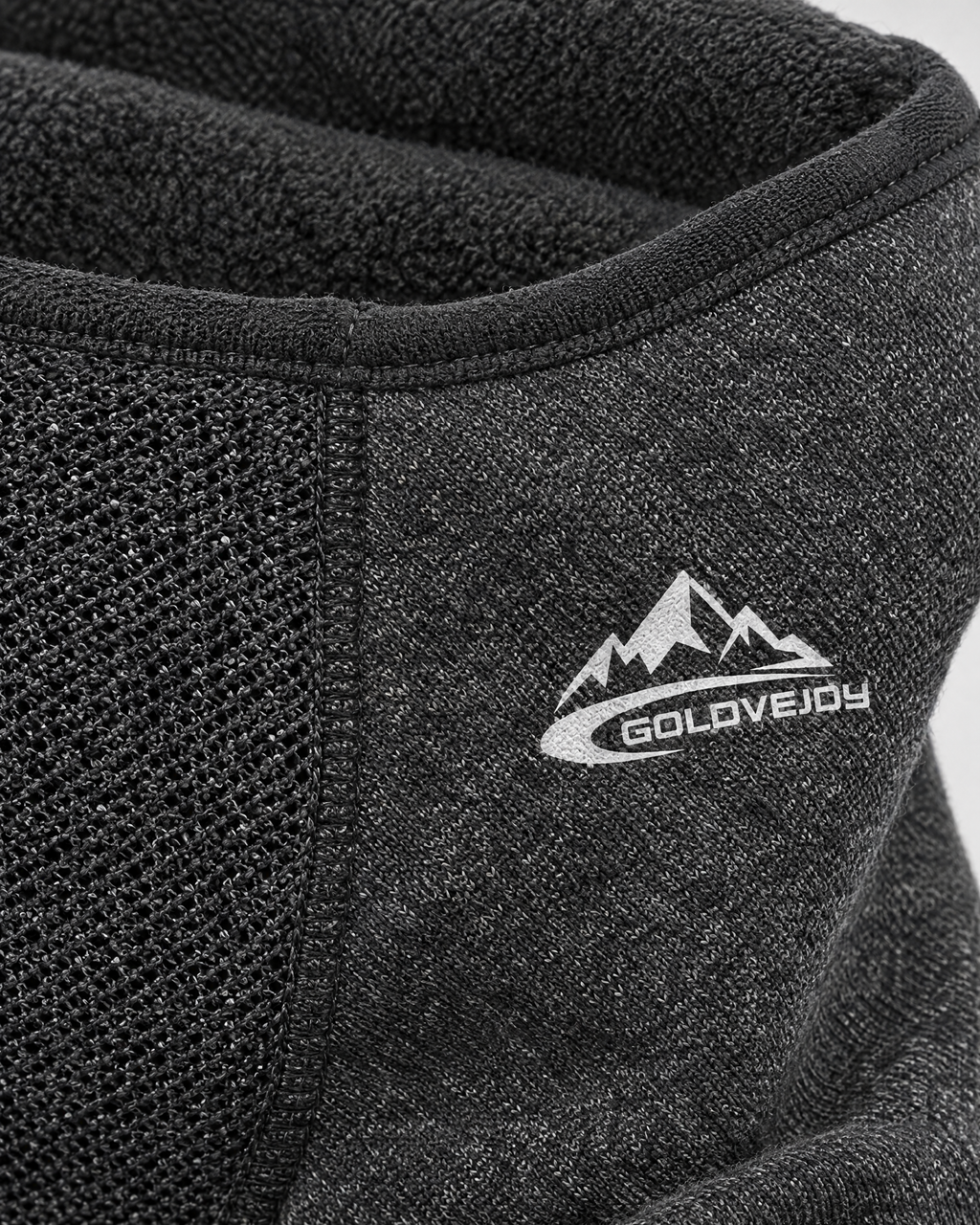 Fleece-Lined Outdoor Neck Gaiter — DTJ24 Phantom Gray — material [WB gallery 113/4]