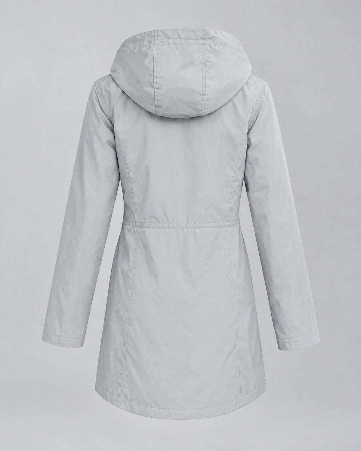 Women's Lightweight Hooded Jacket — Gray — product back [WB gallery 117/7]
