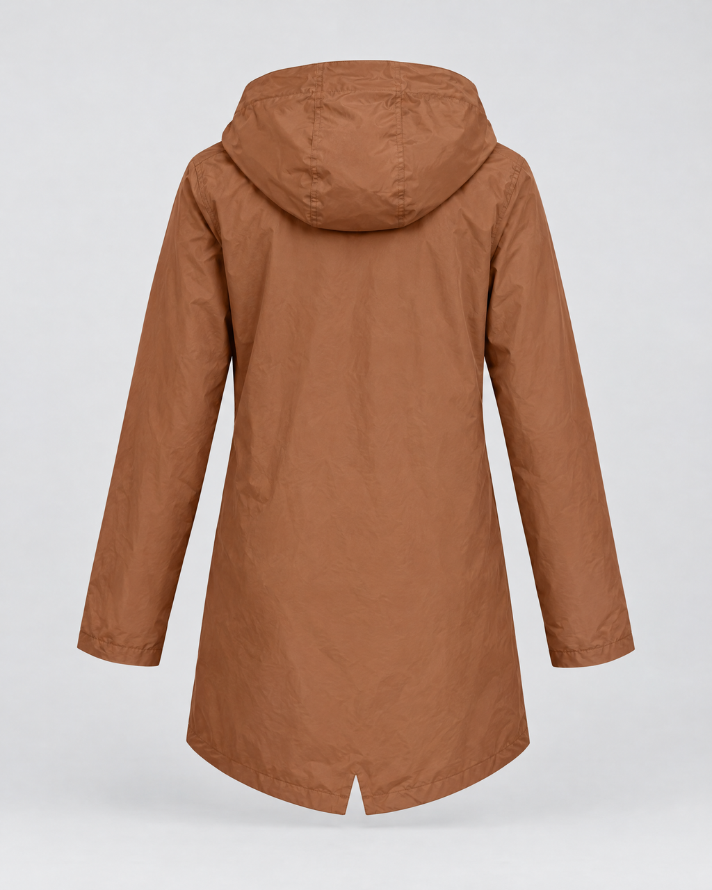 Women's Lightweight Hooded Jacket — Brown — product back [WB gallery 118/7]