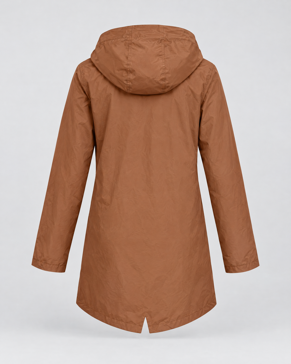 Women's Lightweight Hooded Jacket — Brown — product back [WB gallery 118/7]