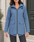 Women's Lightweight Hooded Jacket — Blue — hero [WB gallery 120/1]