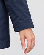 Women's Lightweight Hooded Jacket — Navy blue — cuff detail [WB gallery 119/5]