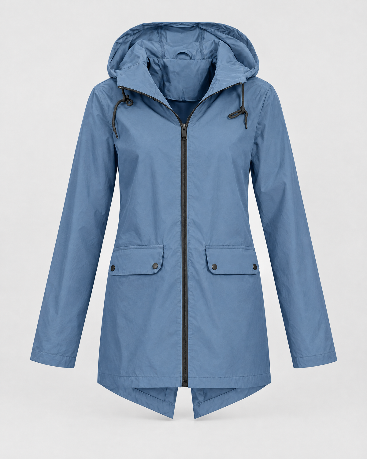 Women's Lightweight Hooded Jacket — Blue — product front [WB gallery 120/6]